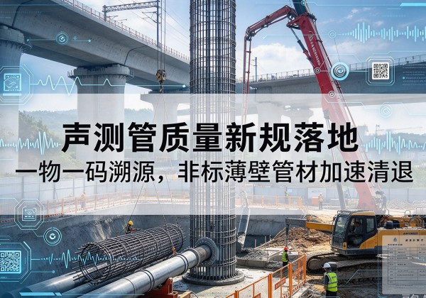 路南声测管质量新规落地，一物一码溯源，非标薄壁管材加速清退