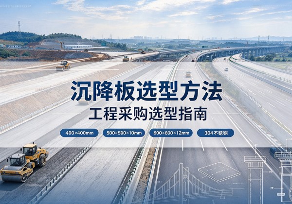 路南沉降板选择方法